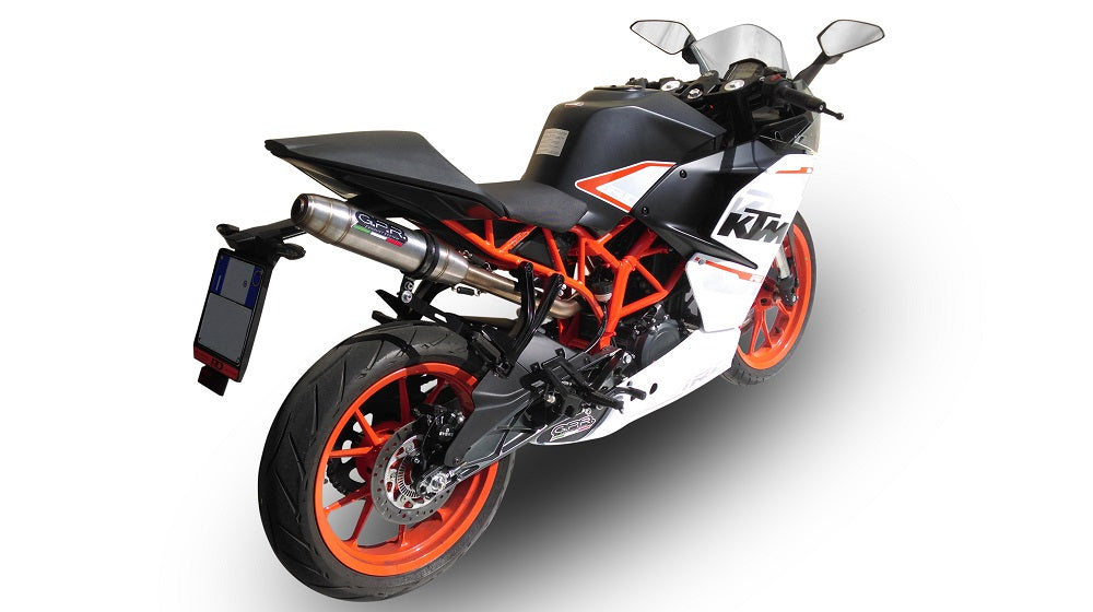 KTM RC 390 2015-2016 Exhaust GPR Deeptone Inox Slip-On High Level