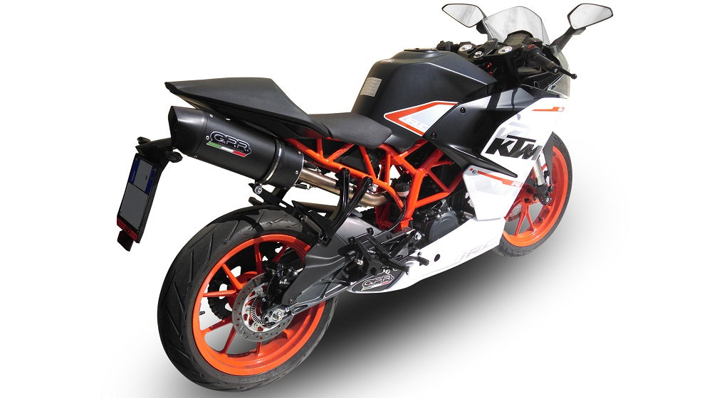 KTM RC 390 2015-2016 Exhaust GPR Furore Nero Slip-On High Level Race