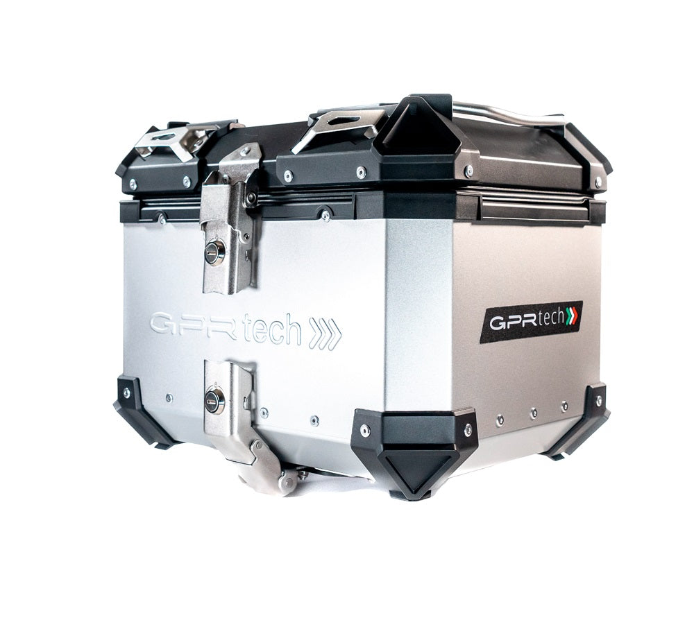 Ktm Duke 390 2021-2023 Top Case 26 Liters GPR TECH Silver Aluminum