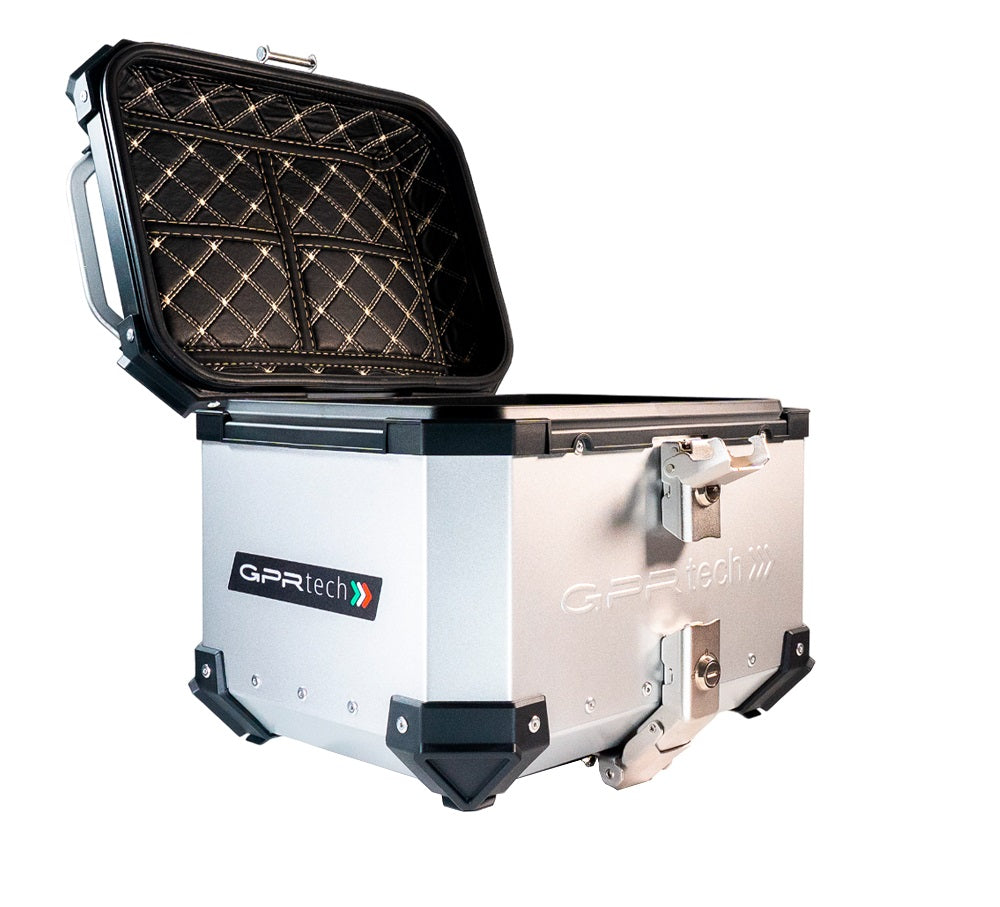 Zontes E 350 2023-2024 Top Case 26 Liters GPR TECH Silver Aluminum