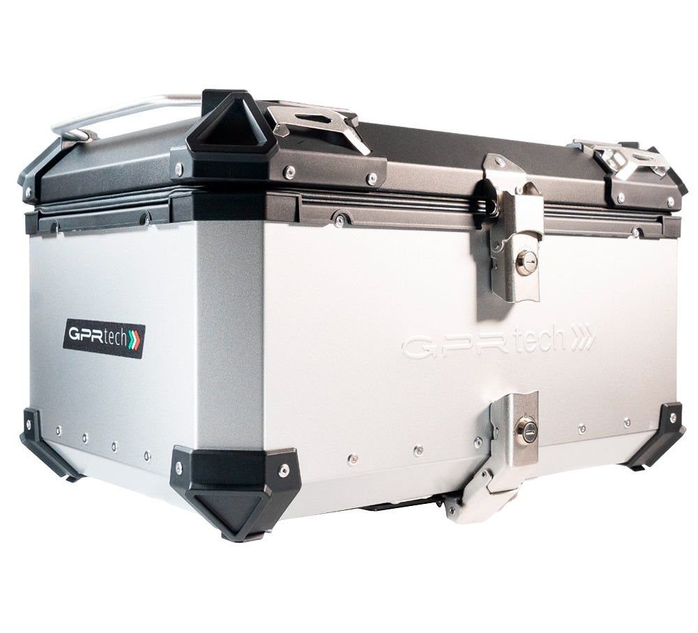 Baúl superior Zontes 350 T1 ADV 2022-2024 55 litros GPR TECH Aluminio plateado