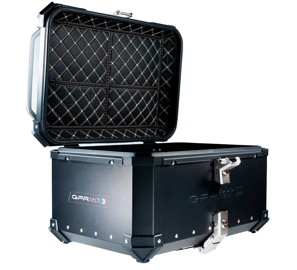 Triumph Tiger 800 - Xr - Xc - Xrx - Xcx - XRT - Xca 2011-2016 Top Case 55 Liters GPR TECH Black Aluminum