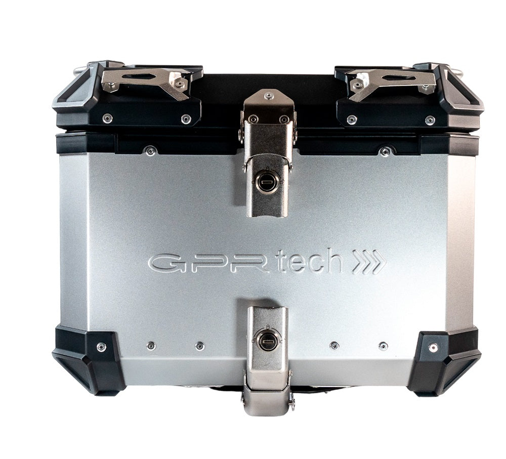 Triumph Tiger 900 GT / Pro / Rally Pro 2024-2025 Top Case 35 Liters GPR TECH Silver Aluminum