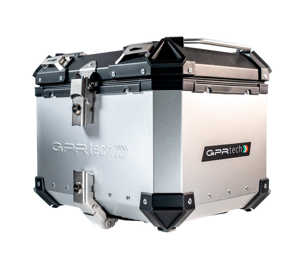 Triumph Tiger 900 GT / Pro / Rally Pro 2024-2025 Top Case 35 Liters GPR TECH Silver Aluminum