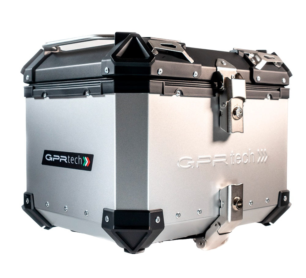 Triumph Tiger 900 GT / Pro / Rally Pro 2024-2025 Top Case 35 Liters GPR TECH Silver Aluminum