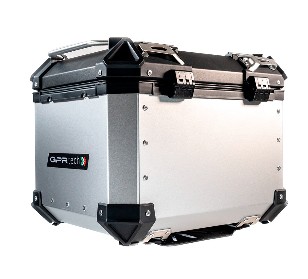 Triumph Tiger 900 GT / Pro / Rally Pro 2024-2025 Top Case 35 Liters GPR TECH Silver Aluminum