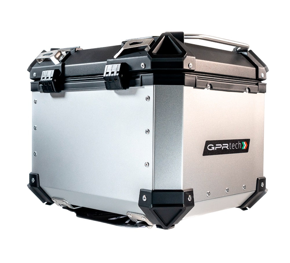 Triumph Tiger 900 GT / Pro / Rally Pro 2024-2025 Top Case 35 Liters GPR TECH Silver Aluminum