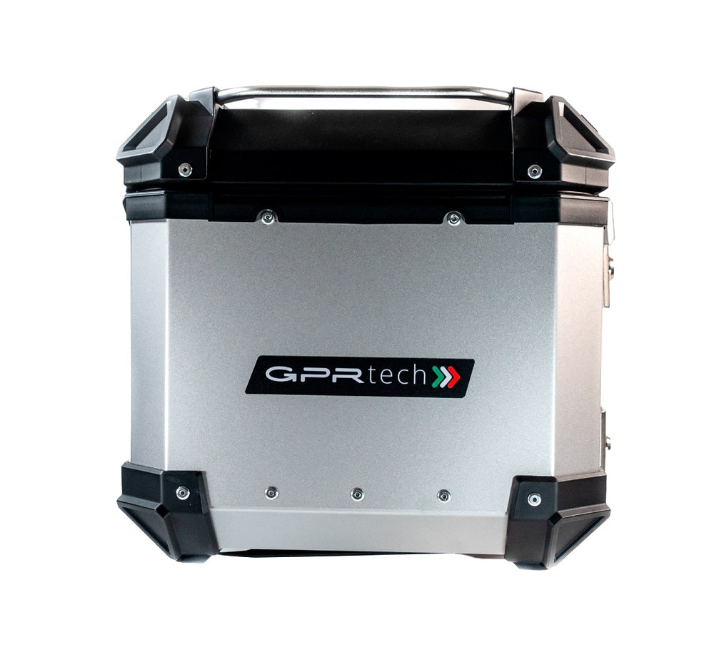 Triumph Tiger 900 GT / Pro / Rally Pro 2024-2025 Top Case 35 Liters GPR TECH Silver Aluminum