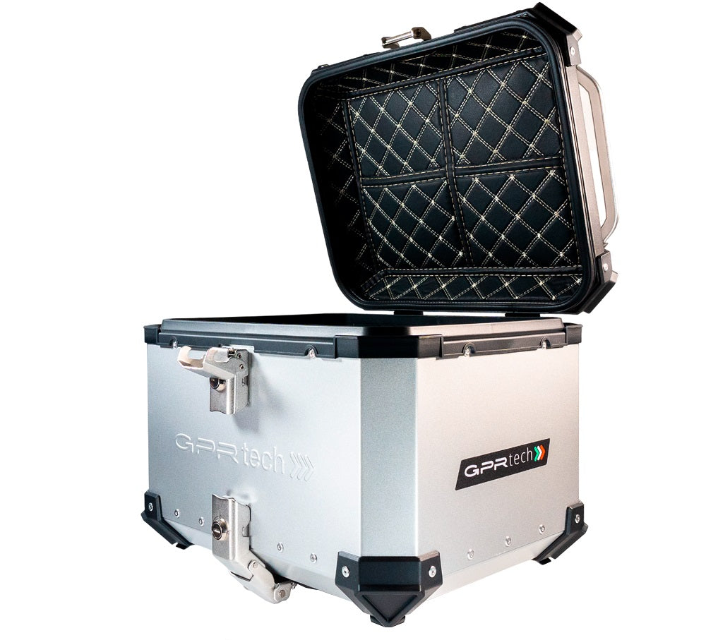 Triumph Tiger 900 GT / Pro / Rally Pro 2024-2025 Top Case 35 Liters GPR TECH Silver Aluminum