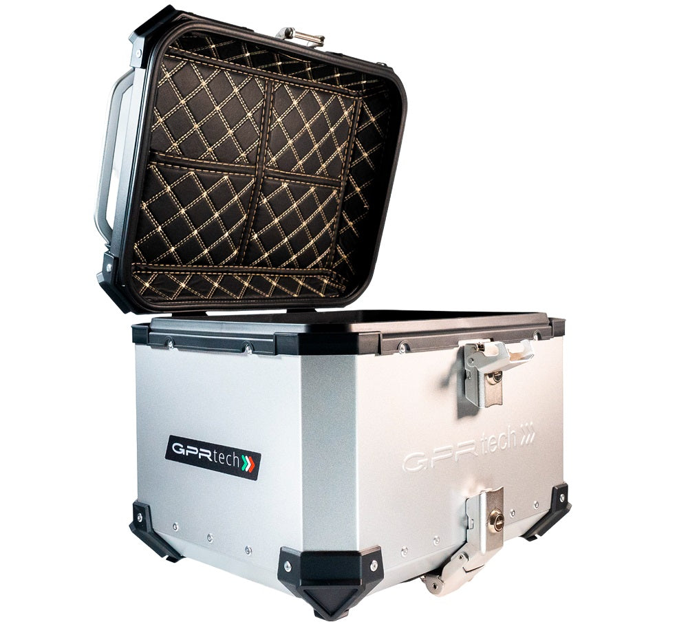 Triumph Tiger 900 GT / Pro / Rally Pro 2024-2025 Top Case 35 Liters GPR TECH Silver Aluminum