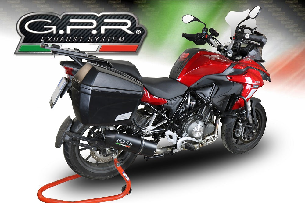 Benelli Trk 502 2021-2024 Exhaust GPR Furore Evo4 Nero Slip-On - photo 8
