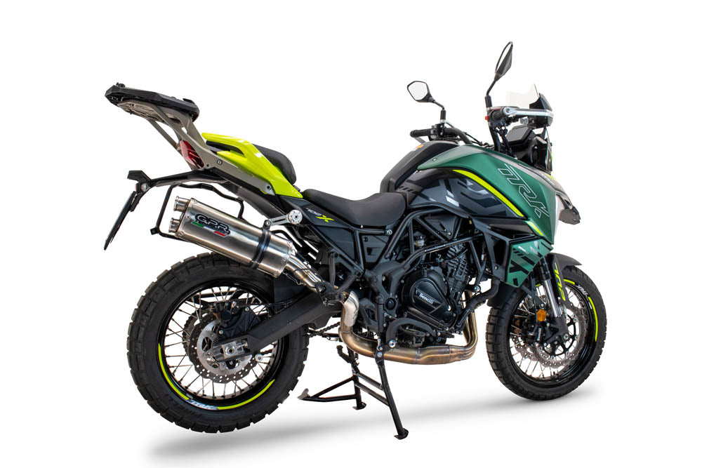 Benelli Trk 702 2023-2024 Exhaust GPR Dual Inox Slip-On