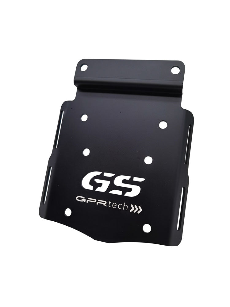 BMW F800GS 2016-2018 e4 Top Case Mounting Plate 55 Liters GPR TECH Black Aluminum PIA.BM.29.SP.55.1