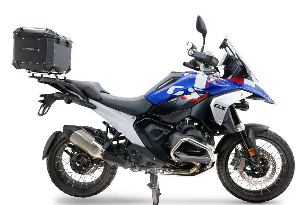 Baúl GPR TECH de 35 litros, aluminio negro, para BMW R1300GS 2024-2026