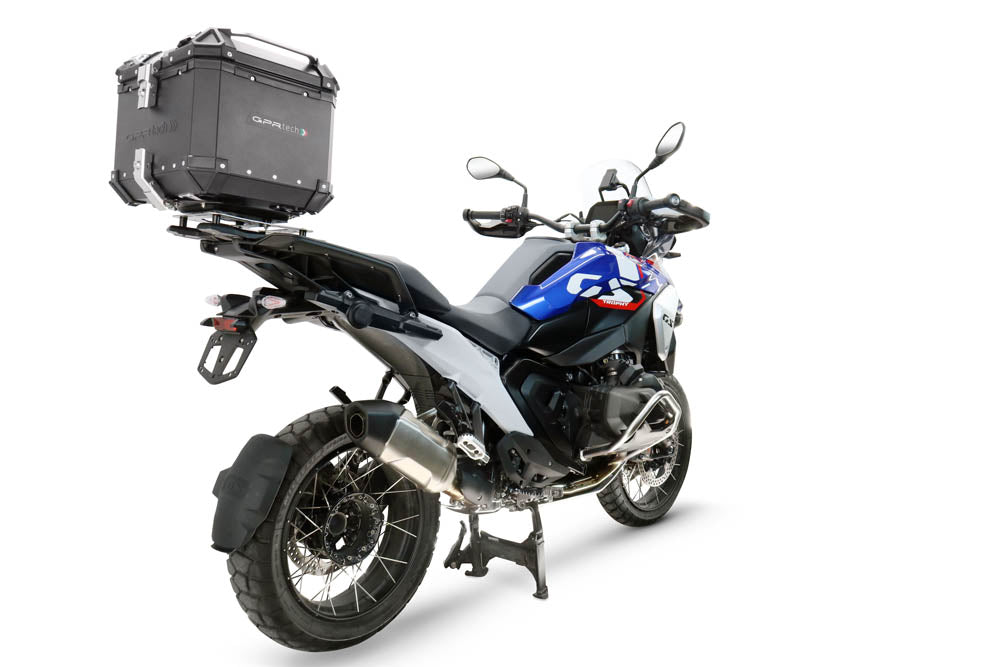 Baúl GPR TECH de 35 litros, aluminio negro, para BMW R1300GS 2024-2026