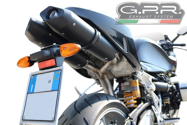 BMW R1200S 2006-2008 Exhaust GPR Furore Nero Dual Slip On