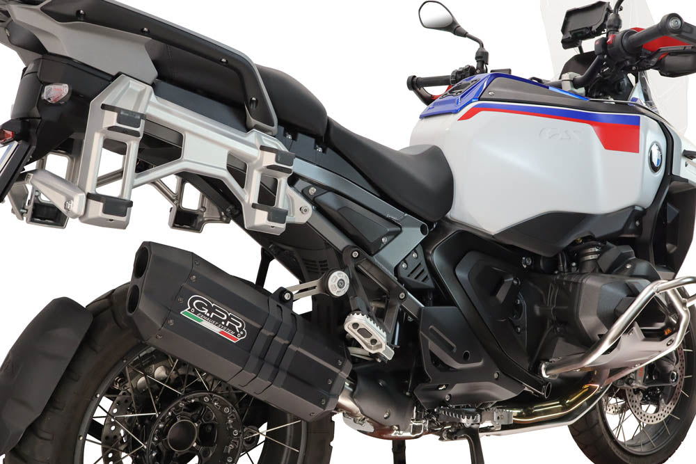 BMW R1300GS Adventure 2024-2026 Exhaust GPR Hyper Sonic Black Titanium Slip-On