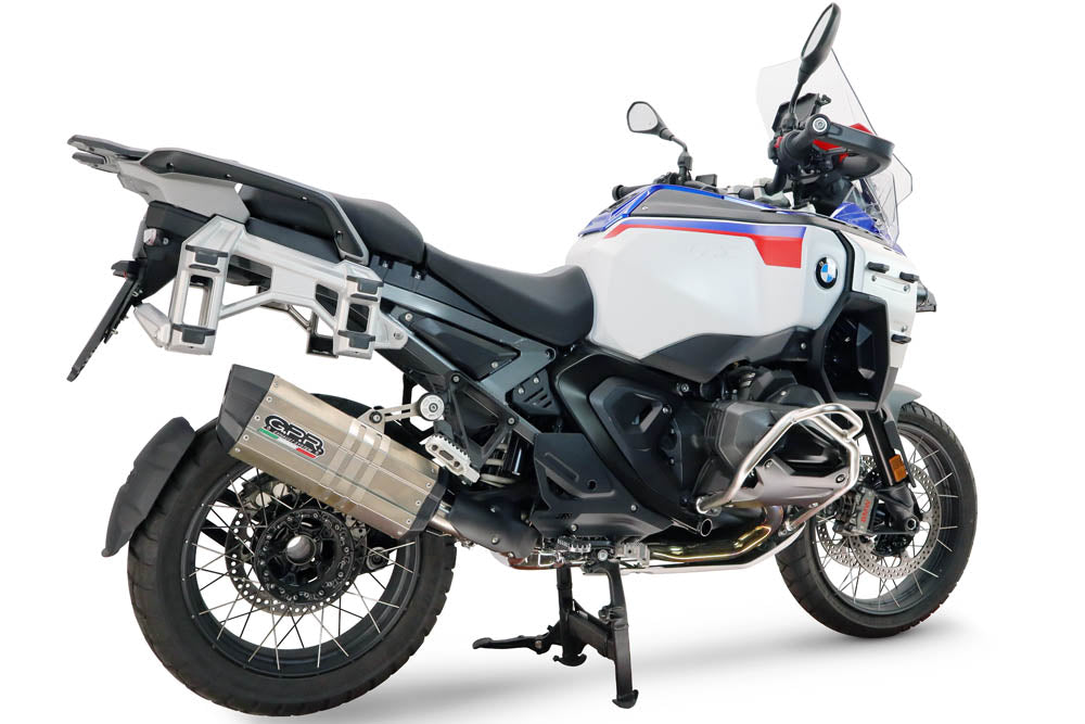 Escape GPR Hyper Sonic Titanium Slip-On para BMW R1300GS Adventure 2024-2026