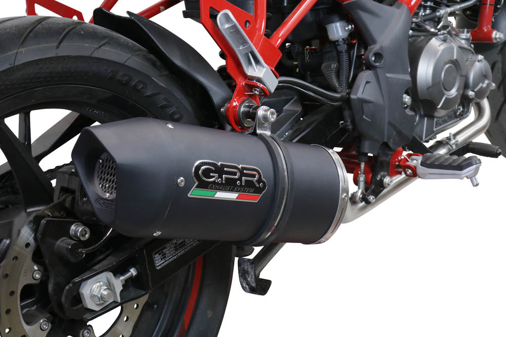 Benelli Bn 125 2021-2024 Exhaust GPR Furore Evo4 Nero Full System