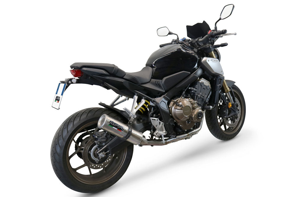 Sistema completo de escape GPR M3 Inox para Honda CB650F 2019-2022