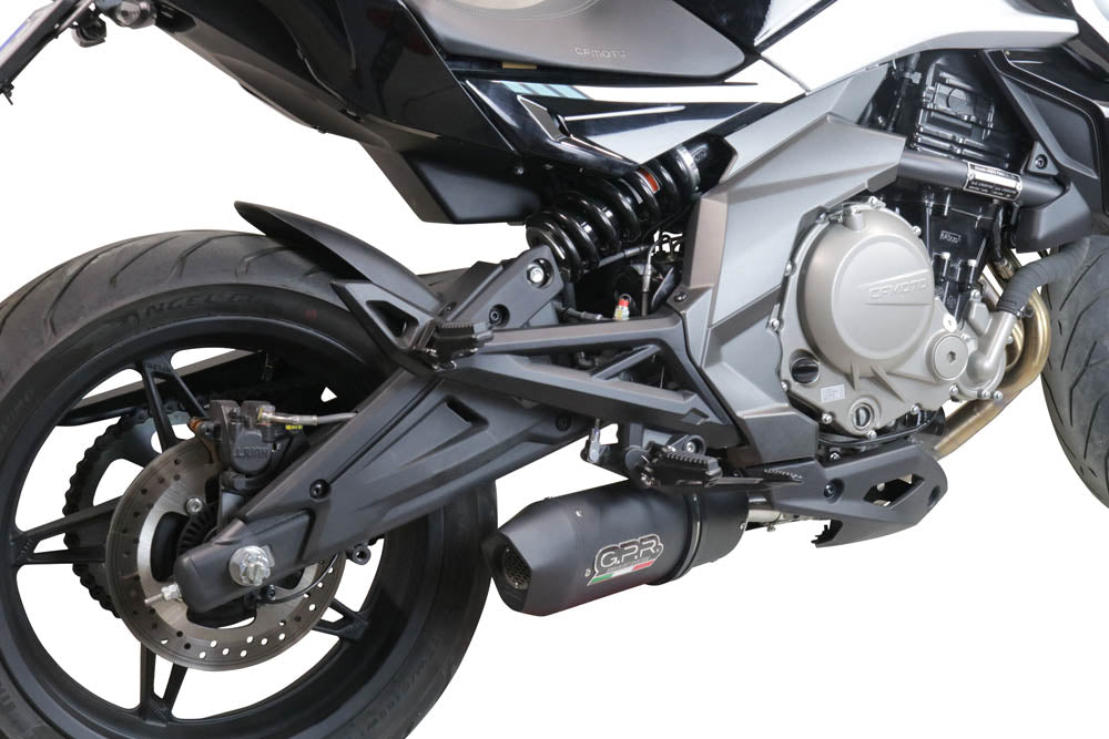 Escape GPR Furore Nero Slip-On para CF Moto 650 MT 2019-2020