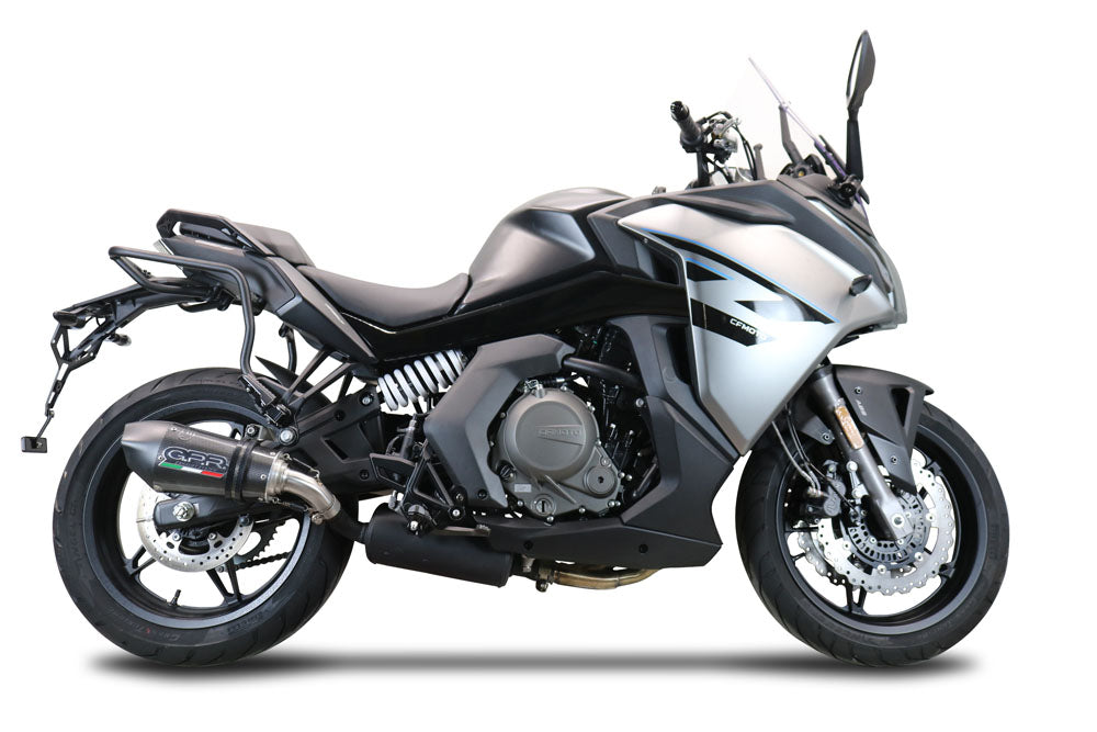 CF Moto 650 Gt 2022-2024 Exhaust GPR Grand Prix Evo Poppy Slip-On - photo 4