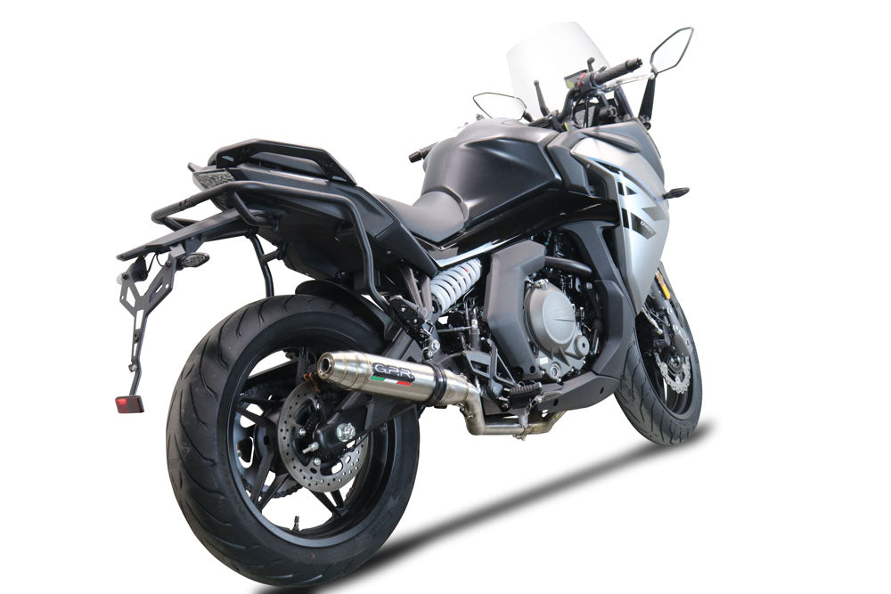 Escape GPR Deeptone Inox Slip-On para CF Moto 650 GT 2022-2024