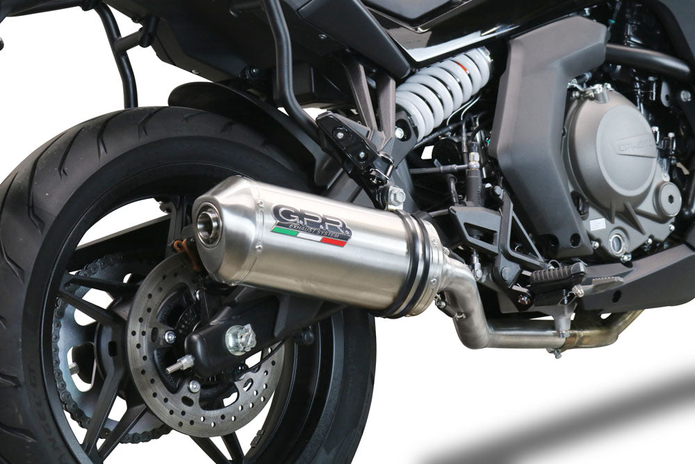 Escape GPR Satinox Slip-On para CF Moto 650 GT 2022-2024