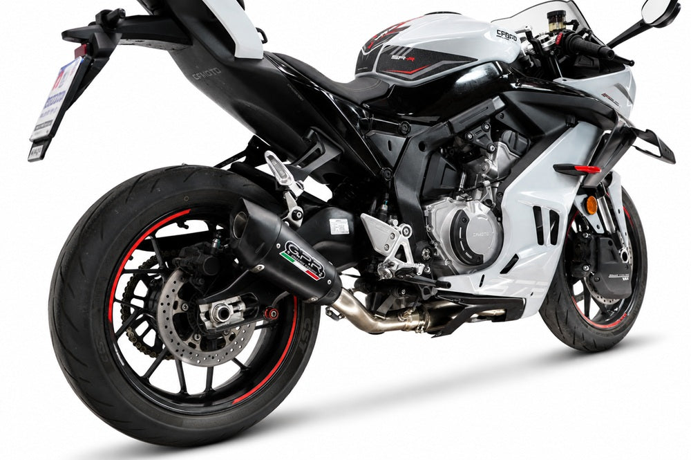 Échappement GPR GP-Revo Black Titanium Système Complet pour CF Moto 675SS 2024-2027