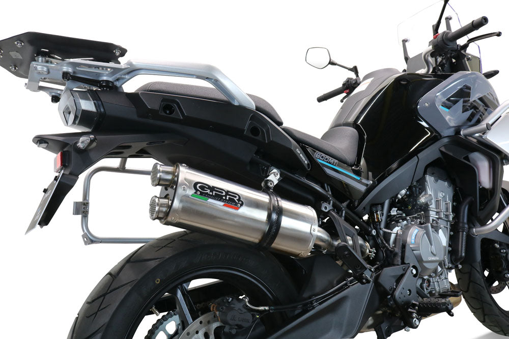 Escape GPR Dual Inox Slip-On para CF Moto 800 MT Touring 2022-2024