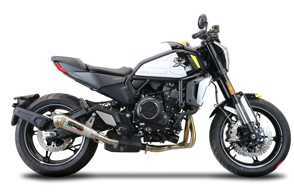 Échappement GPR Powercone Evo Slip-On pour CF Moto 700 CL-X Heritage 2025-2026