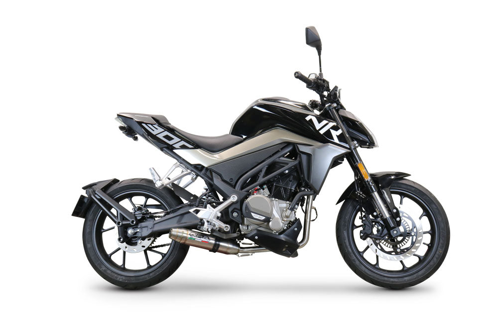 Escape GPR Deeptone Inox para Cf Moto 300 NK 2022-2024, sistema completo