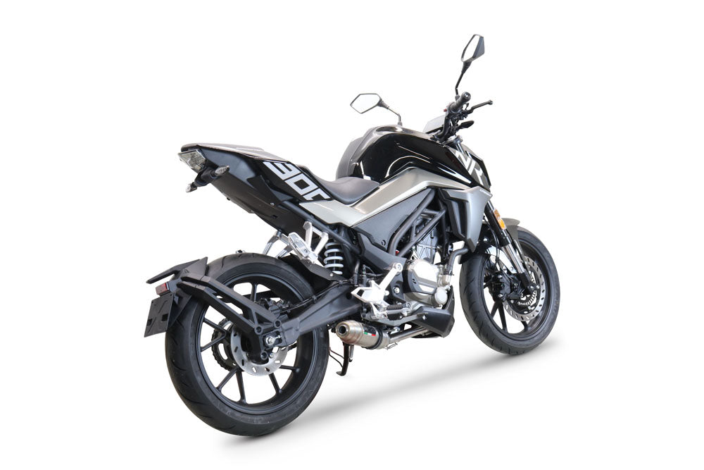 Escape GPR Deeptone Inox para Cf Moto 300 NK 2022-2024, sistema completo