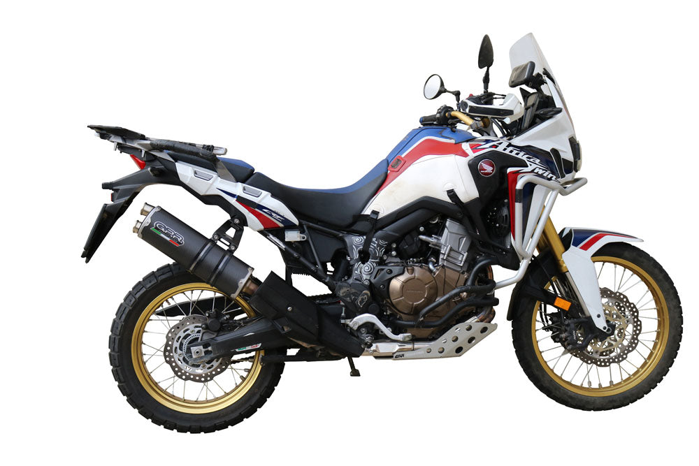 Escape GPR Dual Poppy Slip-On para Honda CRF1000L Africa Twin 2015-2017