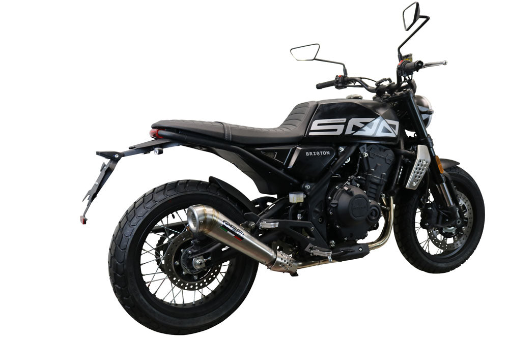 Brixton Crossfire 500X 2020-2021 Exhaust GPR Powercone Evo Slip-On