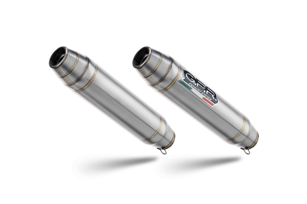 Aprilia Shiver 750 GT 2007-2016 Exhaust GPR Deeptone Inox Dual Slip On