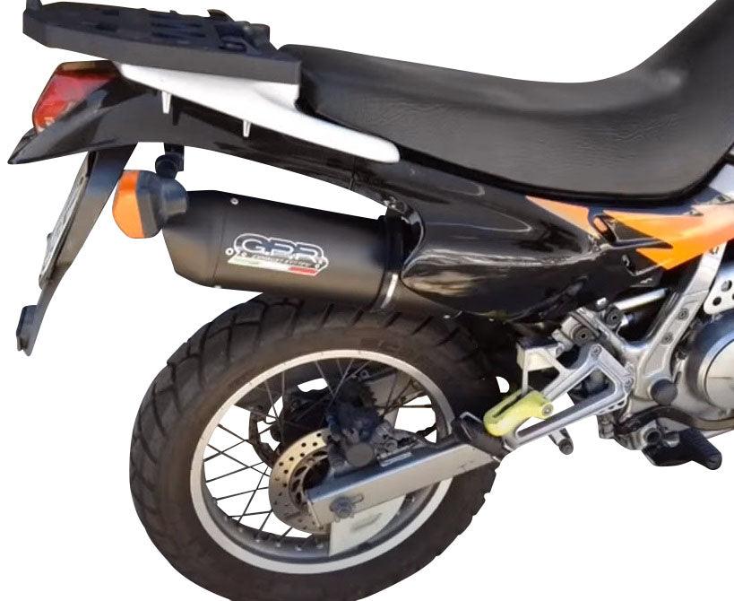 Escape GPR Furore Nero Mid, sistema completo de carrera para Honda Dominator NX650 1988-2001
