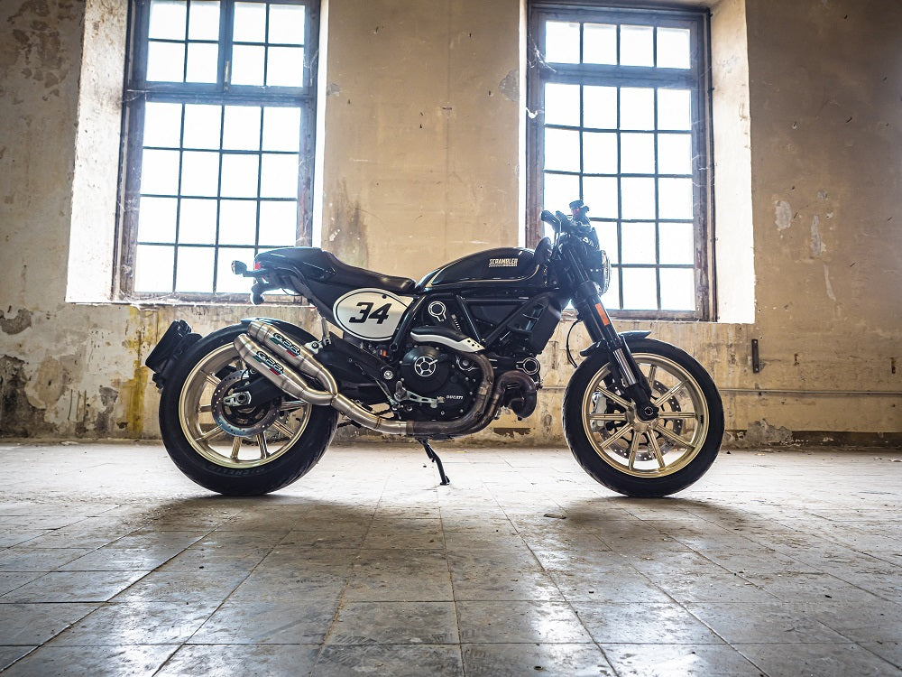 Ducati Scrambler 800 2017-2020 Exhaust GPR Deeptone Inox Dual Slip On