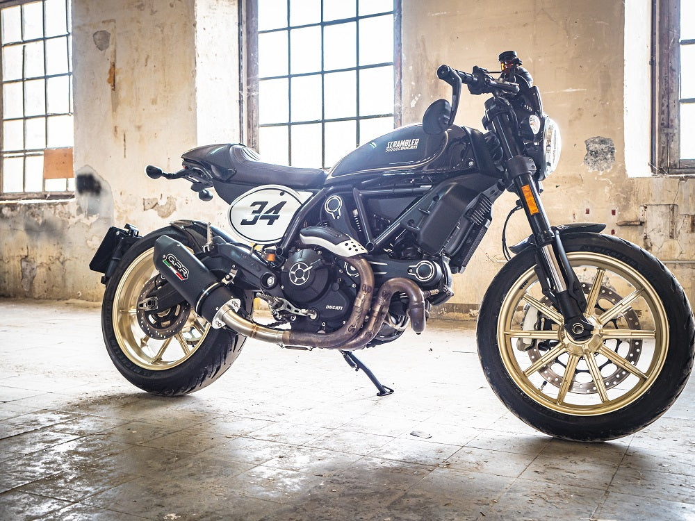 Ducati Scrambler 800 2017-2020 Exhaust GPR Furore Nero Slip-On