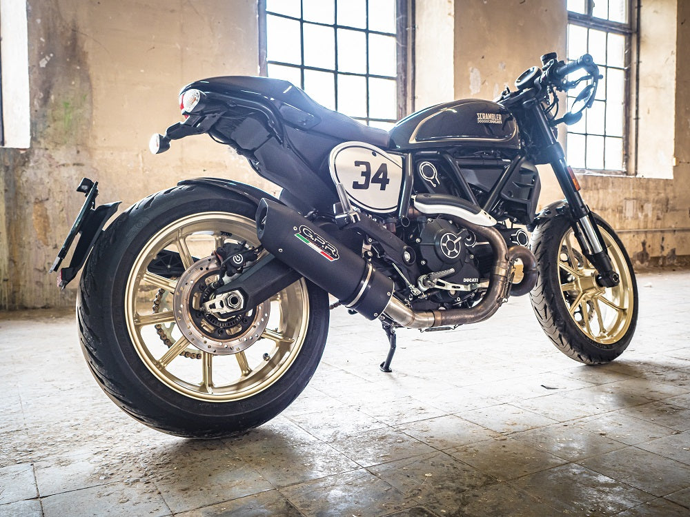 Ducati Scrambler 800 2017-2020 Exhaust GPR Furore Nero Slip-On