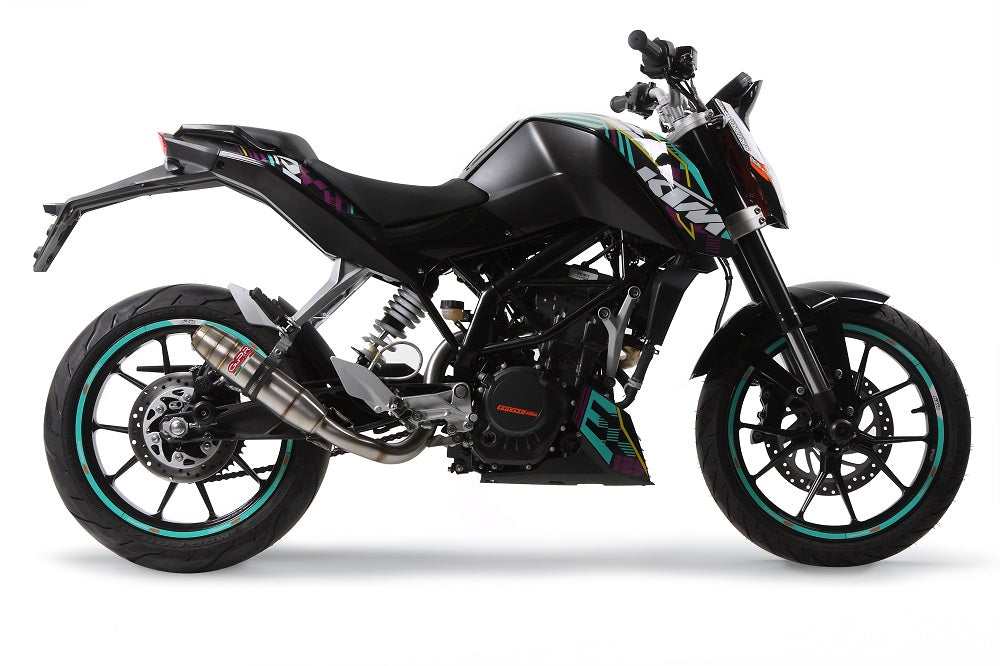 KTM 200 Duke 2012-2020 Exhaust GPR Deeptone Inox Slip-On Race