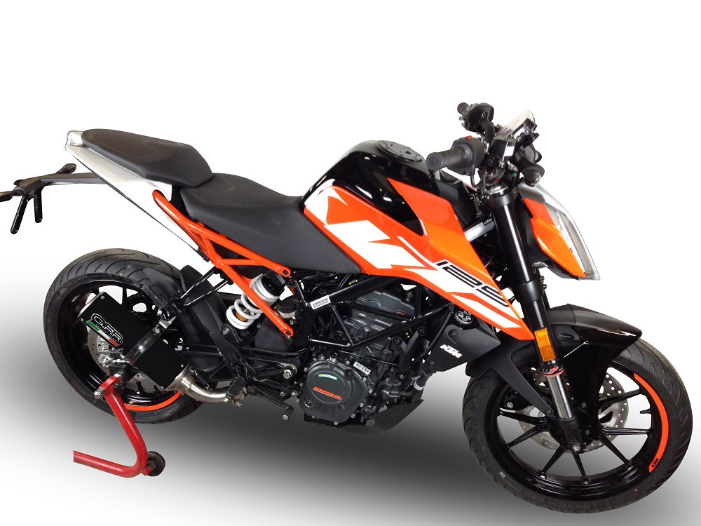 KTM 390 DUKE 2017-2020 Exhaust GPR M3 Black Titanium Slip-On Race
