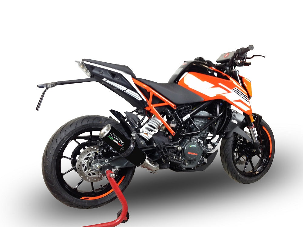 KTM 390 DUKE 2017-2020 Exhaust GPR M3 Black Titanium Slip-On Race