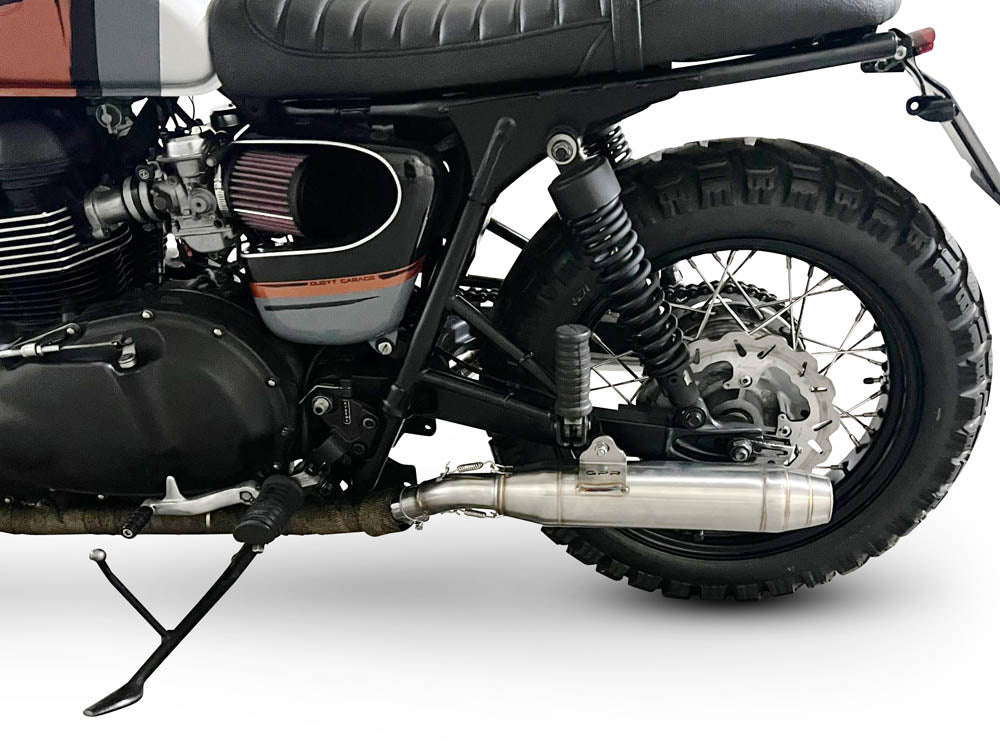 Triumph BONNEVILLE T100 2001-2014 Exhaust GPR Deeptone Inox Dual Slip On Race