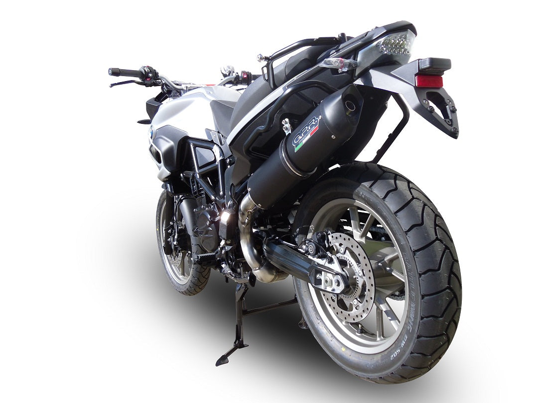 BMW F700GS 2016-2018 Exhaust GPR Furore Evo4 Nero Slip-On