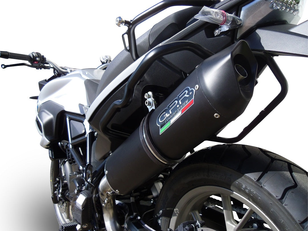 BMW F700GS 2016-2018 Exhaust GPR Furore Evo4 Nero Slip-On
