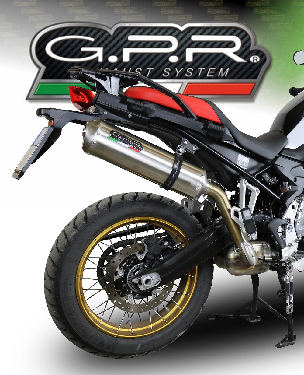 BMW F750GS 2018-2020 Exhaust GPR Satinox Slip-On