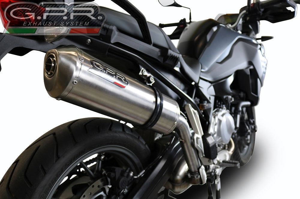 BMW F750GS 2018-2020 Exhaust GPR Satinox Slip-On