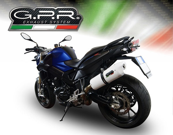 BMW F800R 2009-2014 Exhaust GPR Albus Ceramic Slip-On