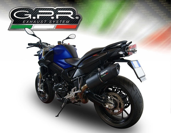 BMW F800R 2009-2014 Exhaust GPR Furore Nero Slip-On